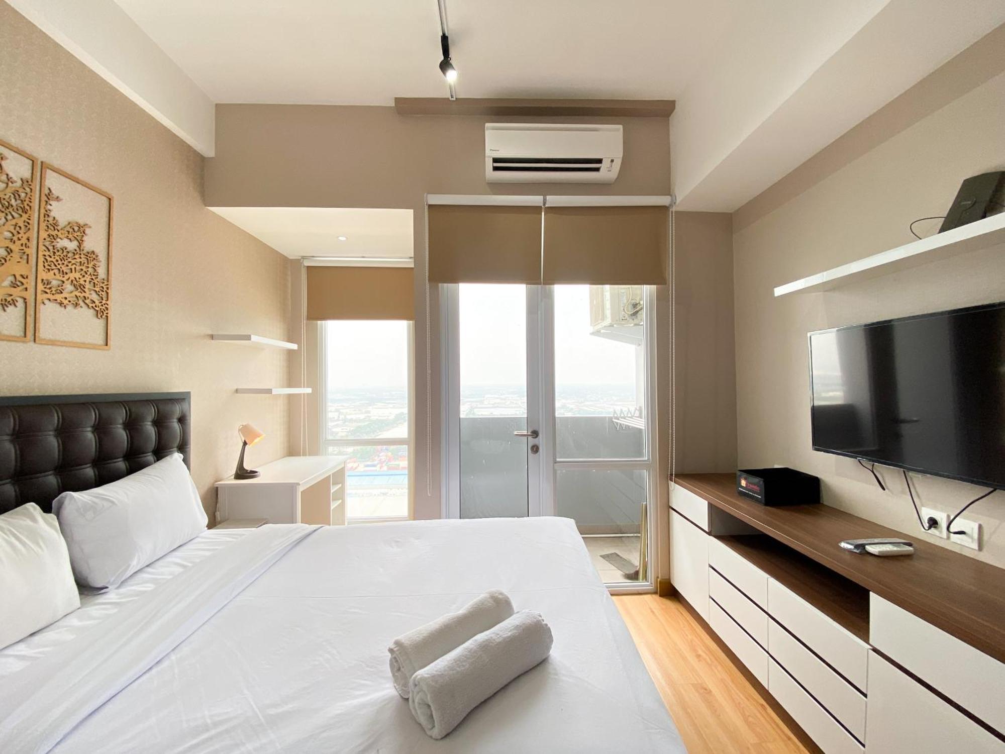 Warm And Cozy Studio At Vasanta Innopark Apartment By Travelio Cikarang Kültér fotó